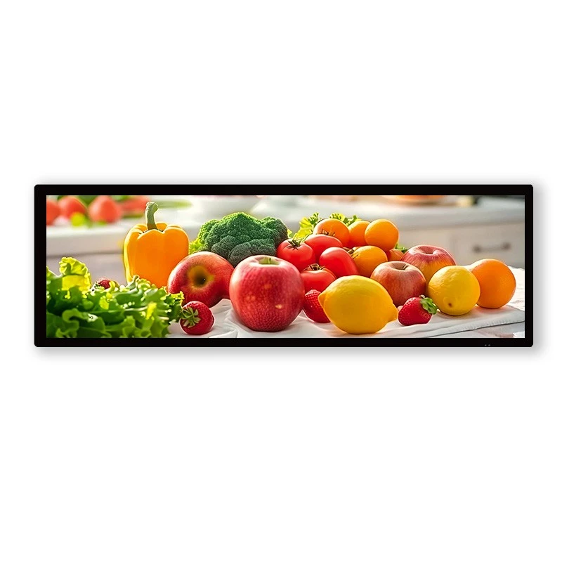 36.8 Inch LCD Bar Display Double Face Screen Manufacturer manufacturers